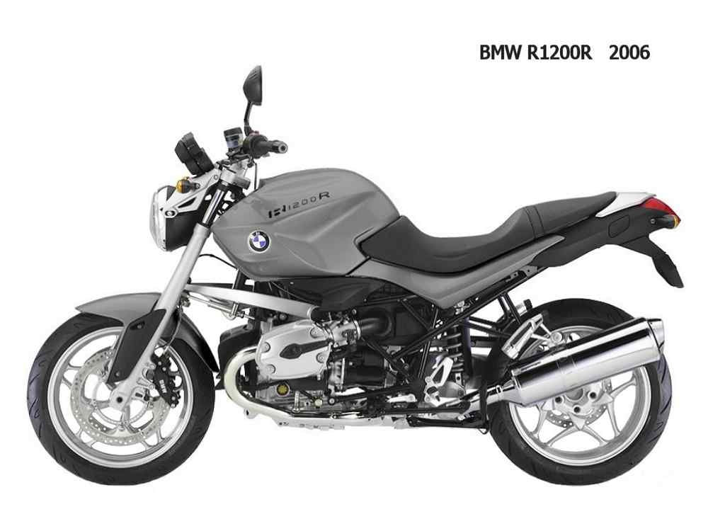BMW R1200R 2006 motorbike A4 Photo Print