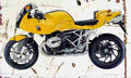 BMW R1200S 2006 Aged Vintage A4 Photo Print
