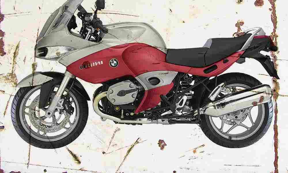 BMW R1200ST 2005 Aged Vintage A4 Photo Print