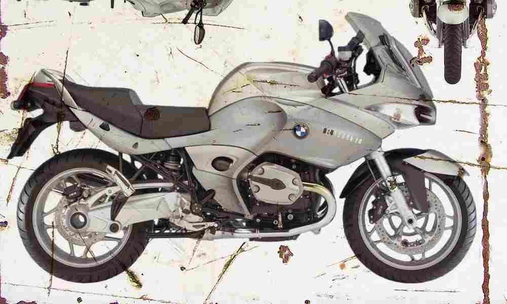 BMW R1200ST c 2005 Aged Vintage A4 Photo Print