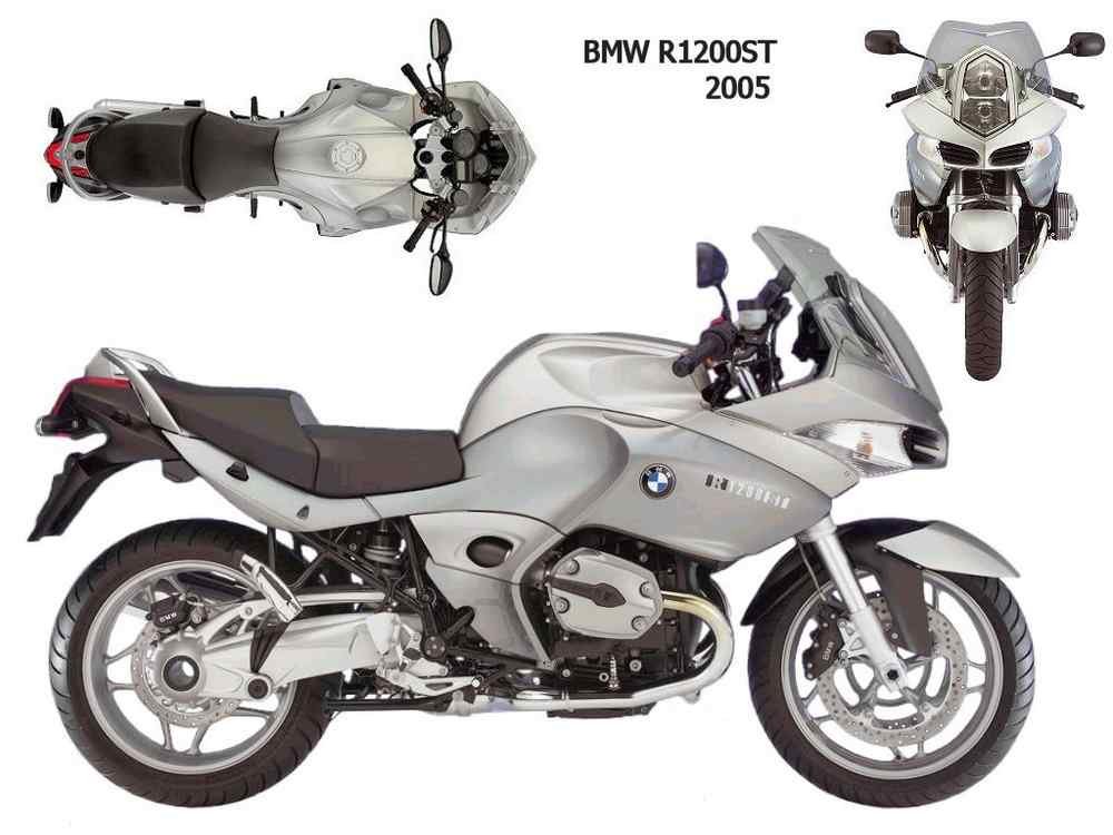 BMW R1200ST c 2005 motorbike A4 Photo Print