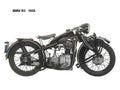 BMW R3 1936 motorbike A4 Photo Print
