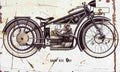 BMW R32 1923 Aged Vintage A4 Photo Print