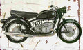 BMW R60 2 1967 Aged Vintage A4 Photo Print
