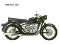 BMW R60 2 1967 motorbike A4 Photo Print