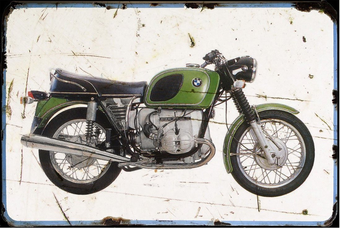 BMW R60 5 1972 Aged 2021 A4 Photo Print
