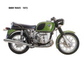 BMW R60 5 1972 motorbike A4 Photo Print