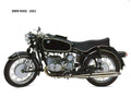 BMW R69S 1961 motorbike A4 Photo Print