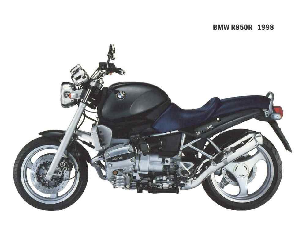 BMW R850R 1998 motorbike A4 Photo Print