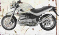 BMW R850R 2003 Aged Vintage A4 Photo Print