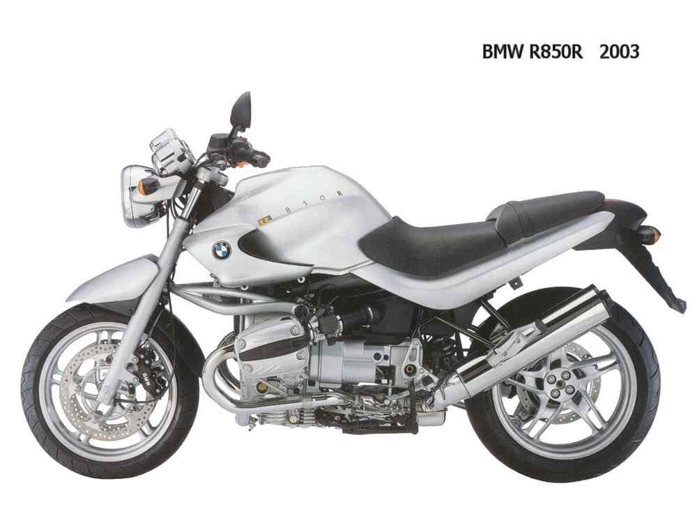 BMW R850R 2003 motorbike A4 Photo Print