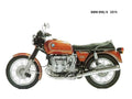 BMW R90 6 1974 motorbike A4 Photo Print