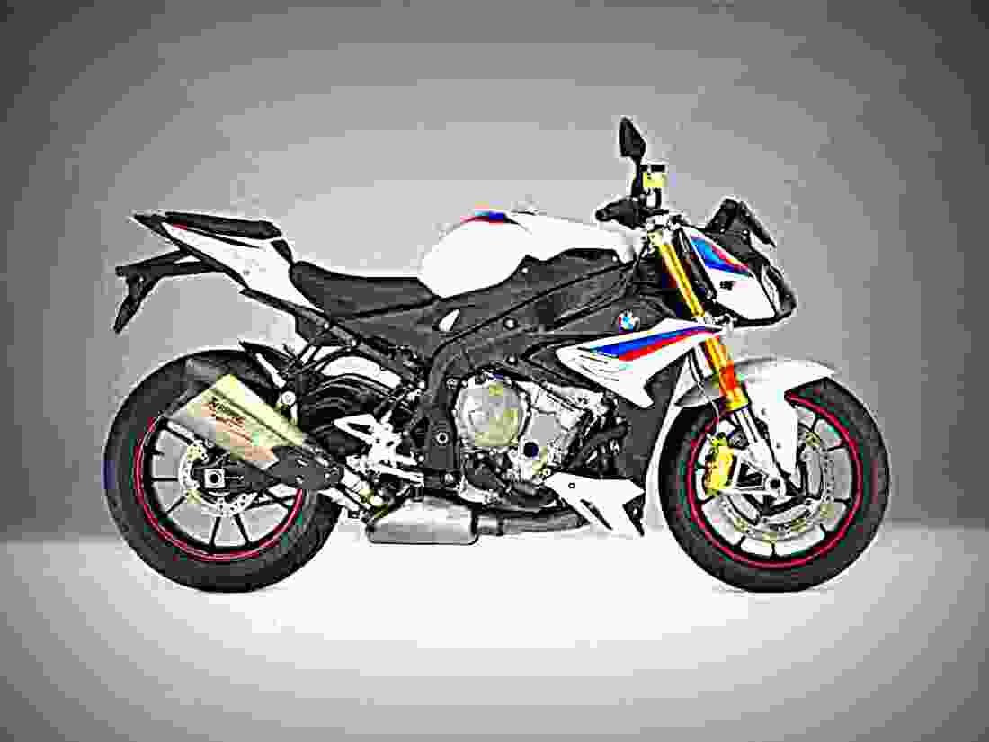 BMW S 1000 R 2018 3 motorbike A4 Photo Print