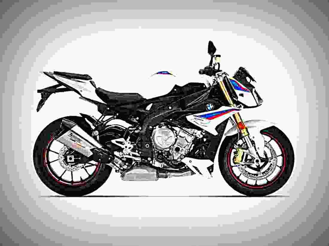 BMW S 1000 R 2019 3 motorbike A4 Photo Print