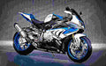 BMW S 1000 RR 2013 1 motorbike A4 Photo Print
