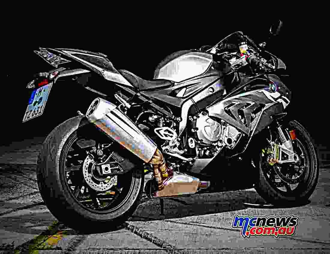 BMW S 1000 RR 2017 1 motorbike A4 Photo Print