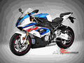 BMW S 1000 RR 2017 2 motorbike A4 Photo Print