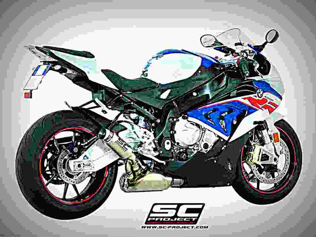 BMW S 1000 RR 2018 4 motorbike A4 Photo Print
