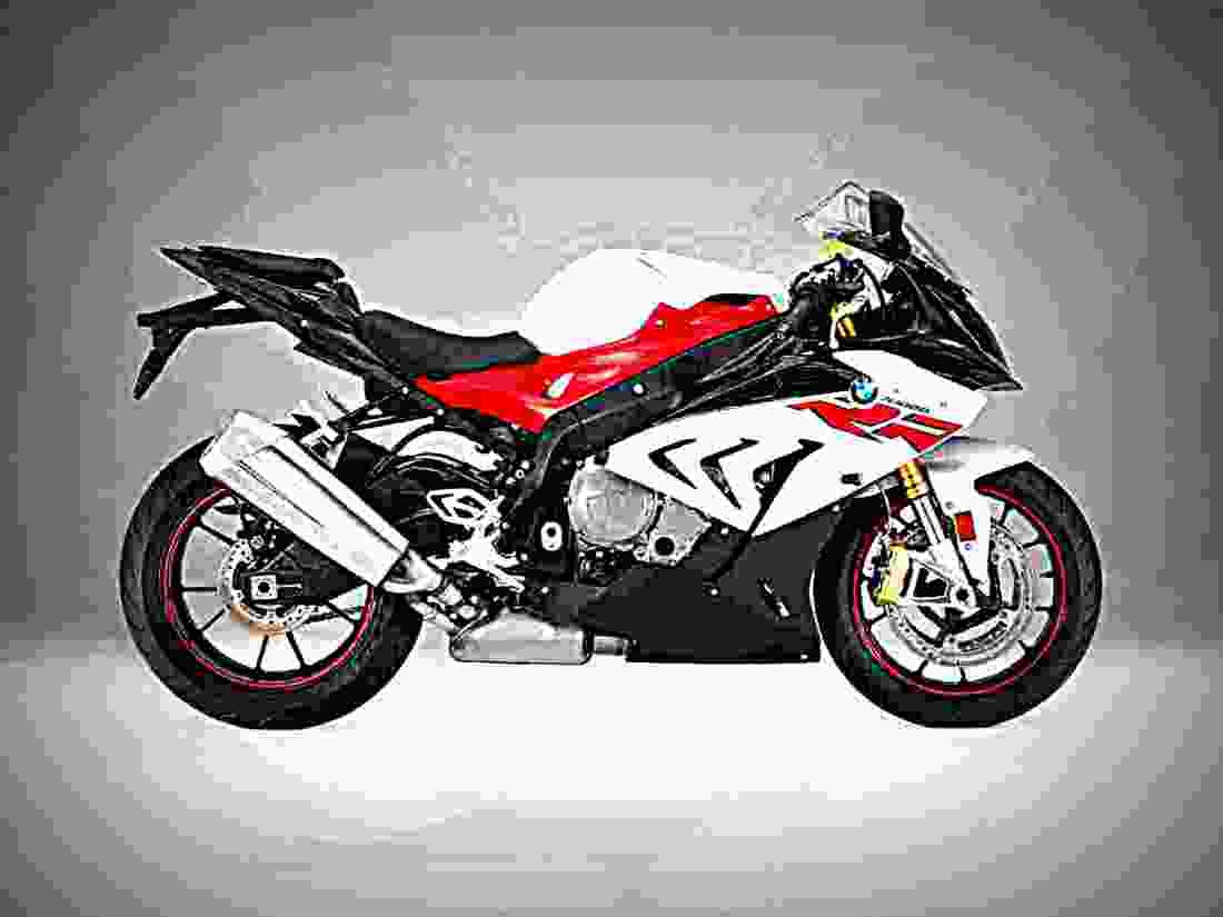 BMW S 1000 RR 2019 4 motorbike A4 Photo Print