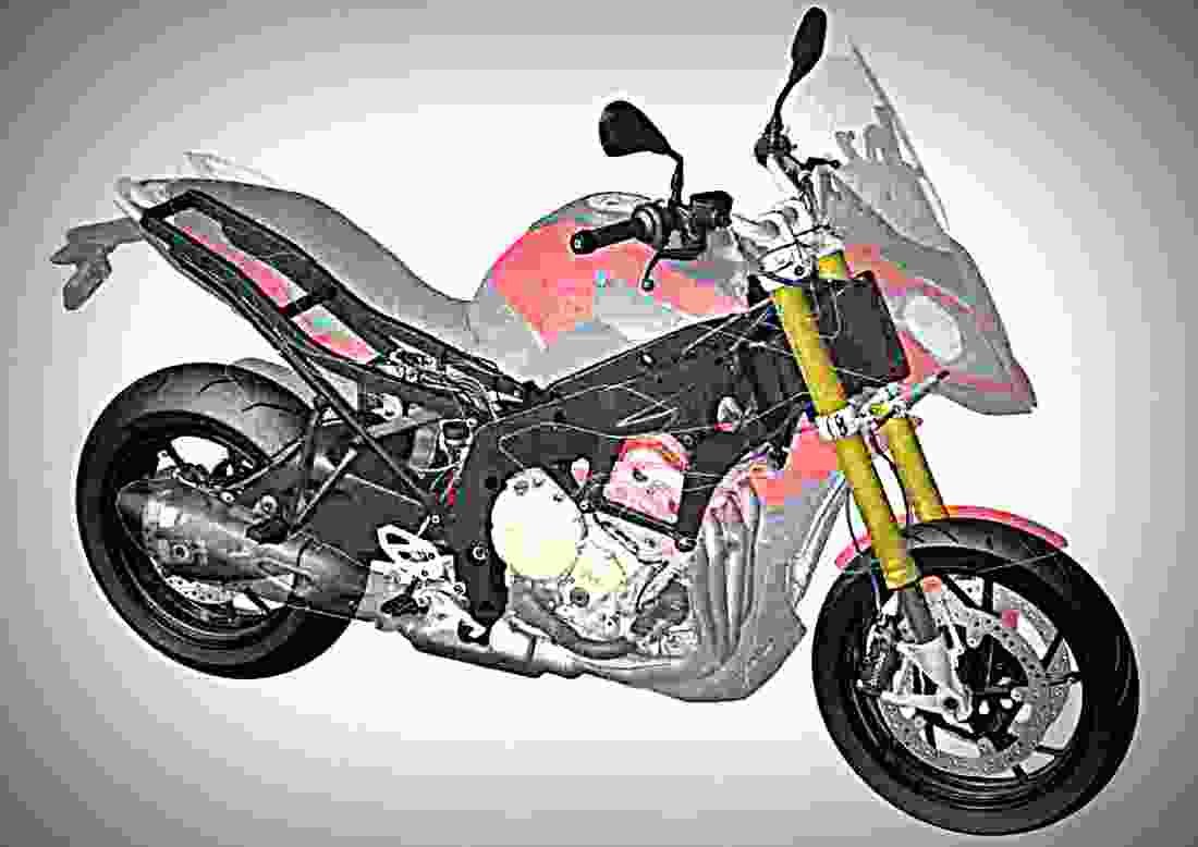 BMW S 1000 XR 1000cc 6 motorbike A4 Photo Print