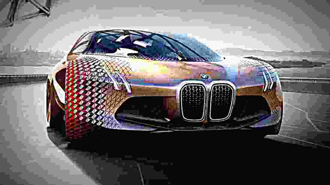 BMW Vision Next 100 2017 3 motorbike A4 Photo Print