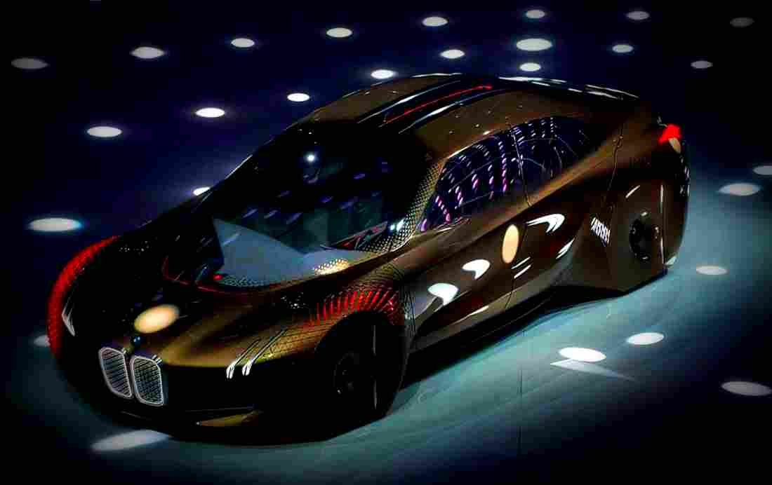 BMW Vision Next 100 2017 4 motorbike A4 Photo Print