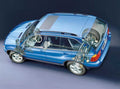 BMW X5 E53 2000 cutaway A4 Photo Print