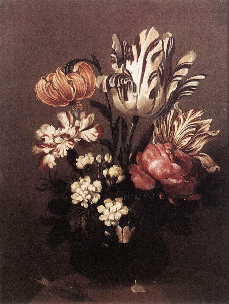 BOLLONGIER Hans Flower Piece Art A4 Photo Print