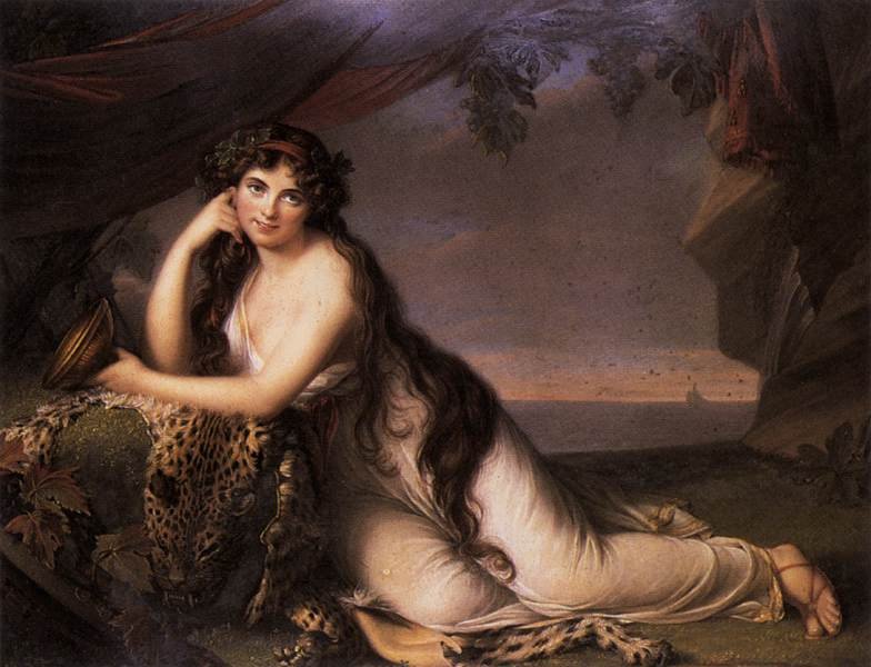 BONE Henry Lady Hamilton As A Bacchante Art A4 Photo Print