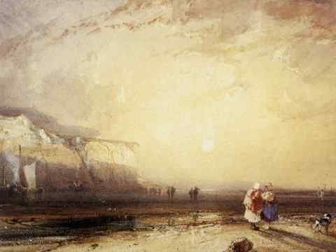 BONINGTON Richard Parkes Sunset In The Pays De Caux A4 Photo Print