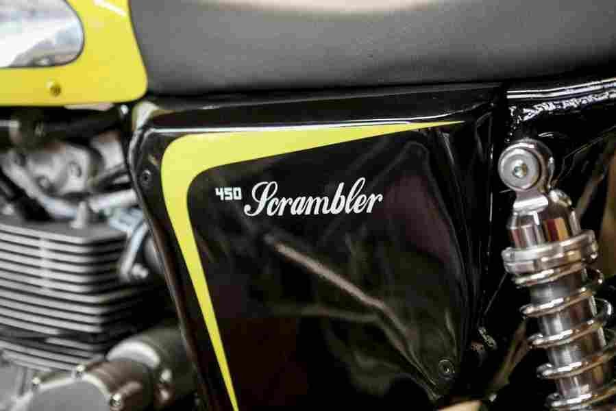 BORILE B 450 Scrambler 11131 4 Car A4 Photo Print