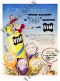 BP075 vim 1950s 2 Advert A4 Photo Print
