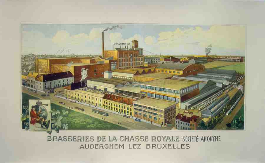 BRASSERIE DE LA CHASSE ROYA Vintage Advert A4 Photo Print