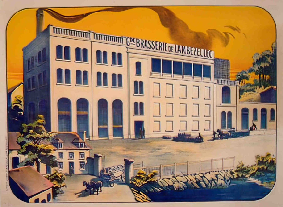 BRASSERIE DE LAMBEZELLEC Advert A4 Photo Print