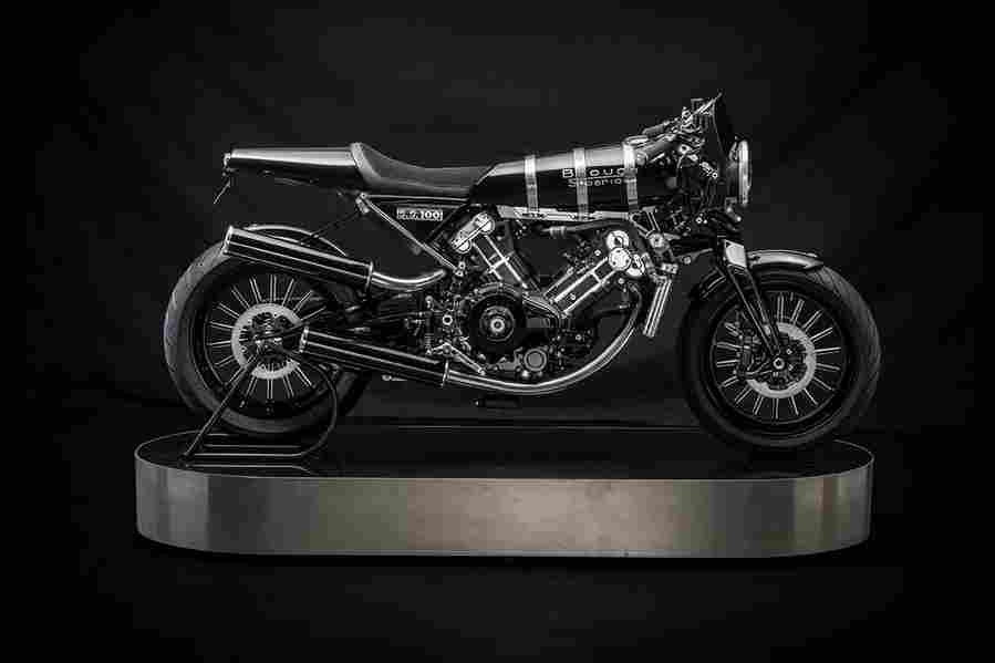 BROUGH SUPERIOR SS100 13282 3 Car A4 Photo Print