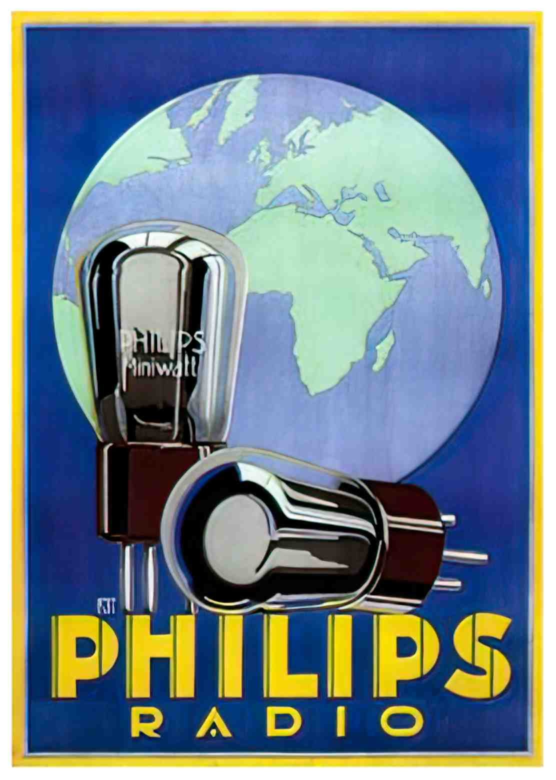 BRRD1003, Philips Radio Pos Advert A4 Photo Print