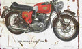 BSA 650 Mark2 Spitfire 1966 Aged Vintage A4 Photo Print