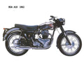 BSA A10 1962 motorbike A4 Photo Print