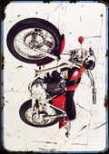 BSA B50SS 71 aged A4 Photo Print