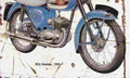 BSA Bantam 1960 Aged Vintage A4 Photo Print