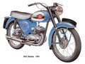 BSA Bantam 1960 motorbike A4 Photo Print