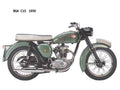BSA C15 1959 motorbike A4 Photo Print
