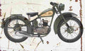 BSA D1 Bantam 1949 Aged Vintage A4 Photo Print