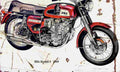 BSA Rocket3 1969 ghosted Aged Vintage A4 Photo Print