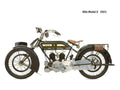 BSA model E 1920 motorbike A4 Photo Print