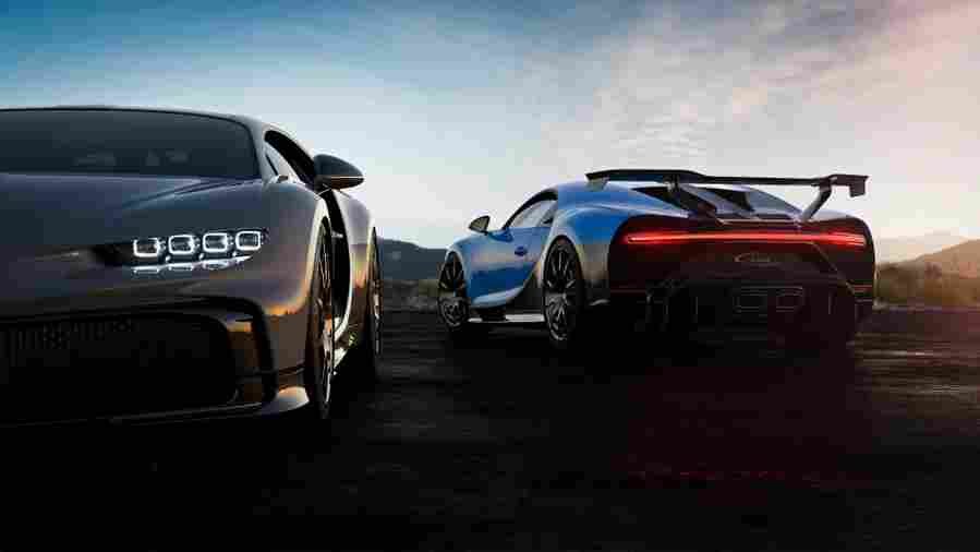 BUGATTI Chiron Pur Sport 6771 13 Car A4 Photo Print