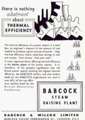 Babcock Steam Plant Vintage Retro Advert Poster A4 Photo Print