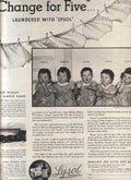 Babies Laundry Lysol Vintage Retro Advert Ads A4 Photo Print