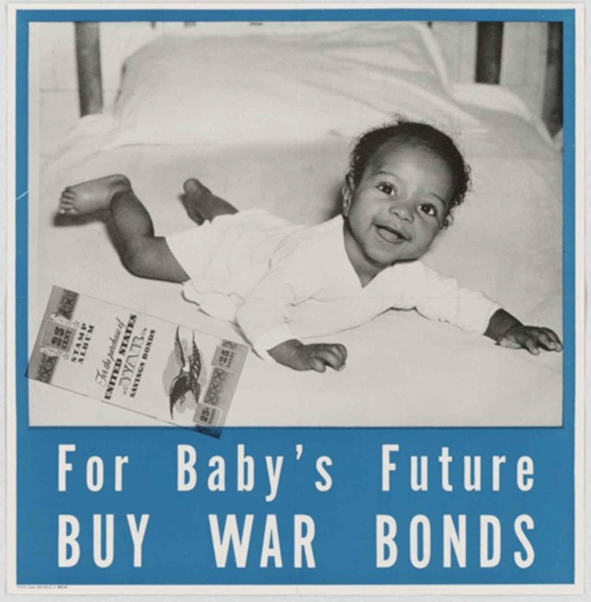 Baby Bonds Future American World War II Advert Poster