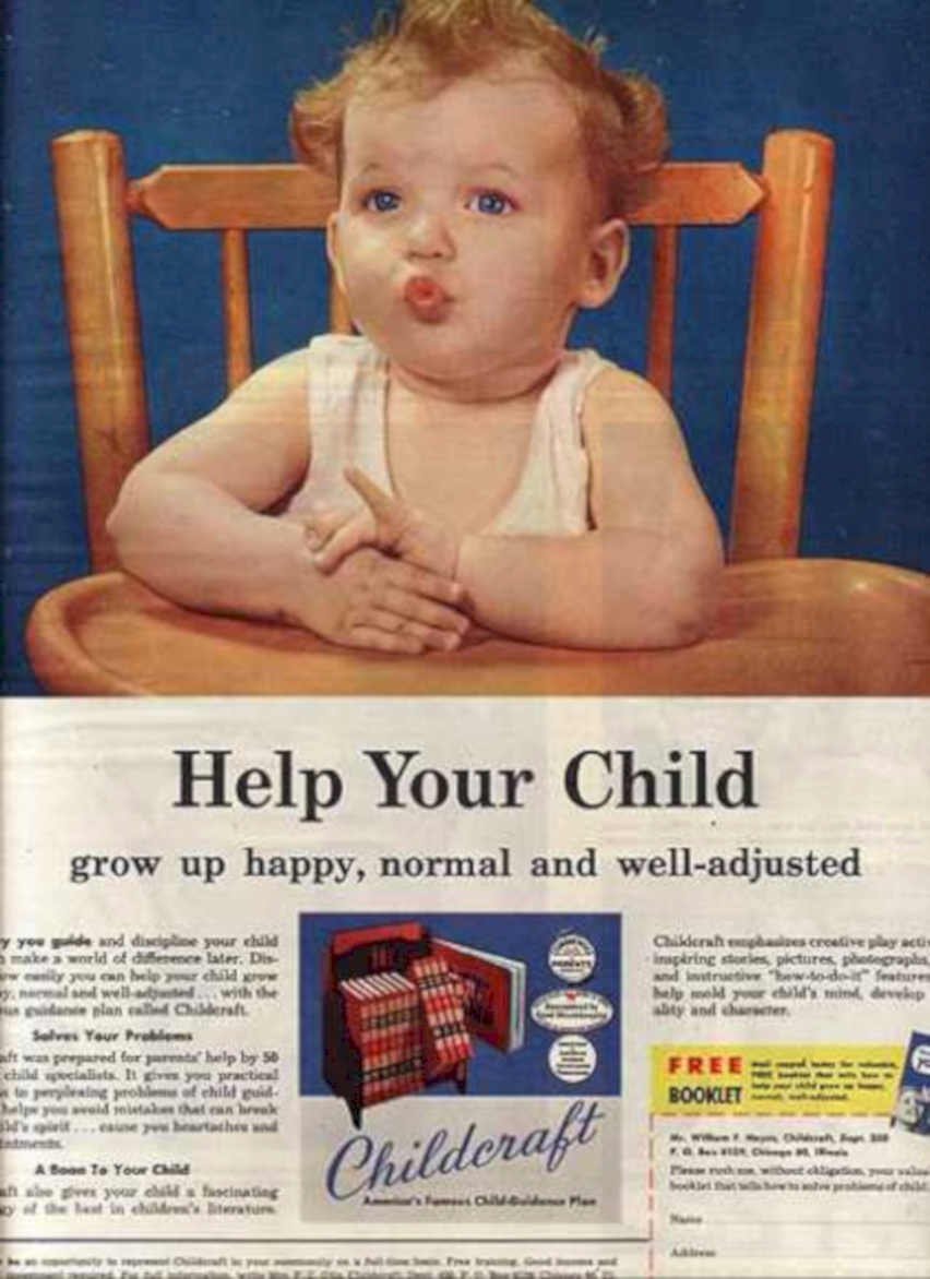 Baby Chair Childcraft Vintage Retro Advert Ads A4 Photo Print